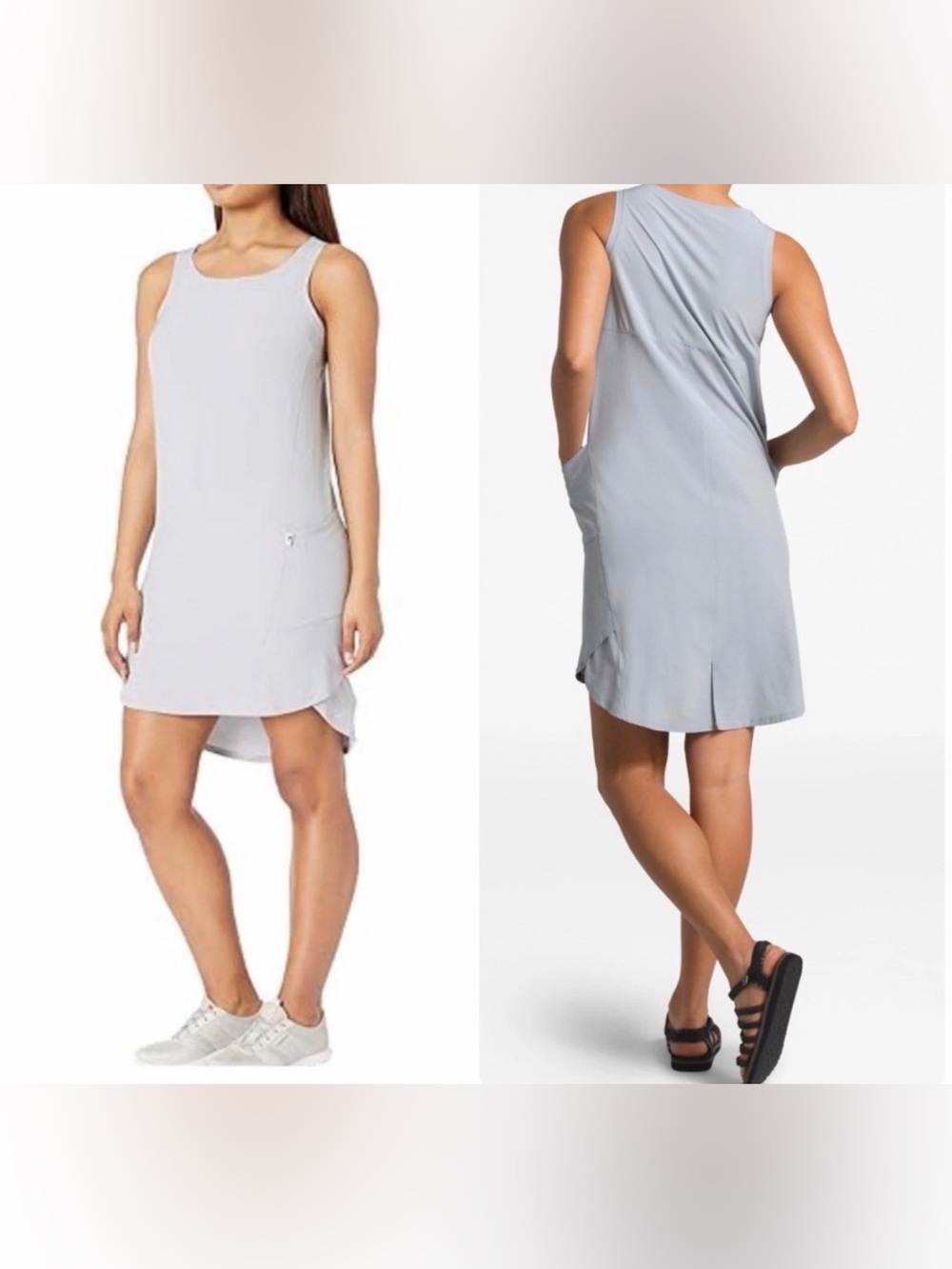 The North Face Dawn Break Flashdry Active Dress Womens Medium Grey
